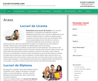 Lucrari-Licenta.com(Redactam Lucrari de Licenta) Screenshot