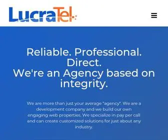 Lucratel.net(The Next Generation of Pay Per Call Marketing) Screenshot