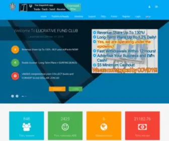 Lucrative-Fund.club(LUCRATIVE FUND CLUB) Screenshot