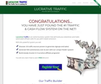 Lucrativetraffic.com(Lucrative Traffic) Screenshot
