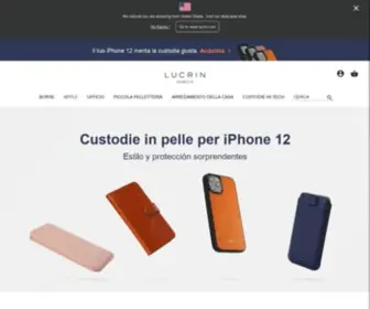 Lucrin.it(I tuoi articoli personalizzati in vera pelle) Screenshot