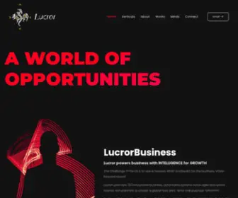 LucrorWorld.com(A World of Opportunities) Screenshot