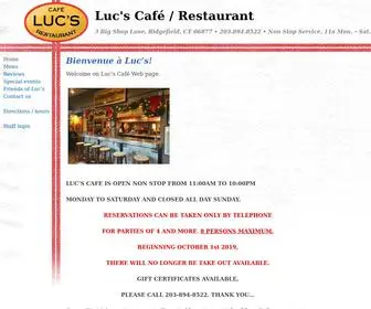 Lucscafe.com(Luc\'s Caf) Screenshot