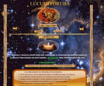 Lucumiyoruba.com(Lucumi Yoruba Religion) Screenshot