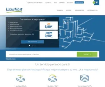 Lucushost.org(Hosting y Dominios con soporte 24h en Español) Screenshot
