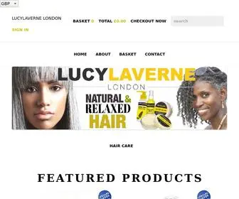 Lucylavernelondon.com(Afro Hair Products) Screenshot