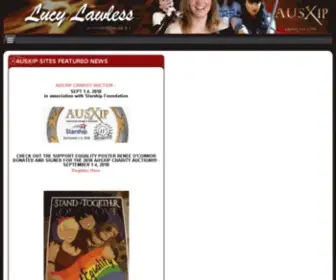 Lucylawless.info(AUSXIP Lucy Lawless) Screenshot