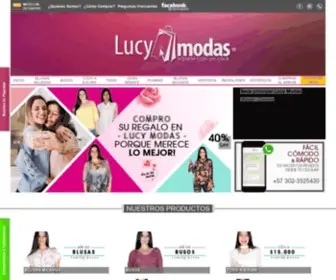 Lucymodas.com(Lucy Modas Colombia) Screenshot