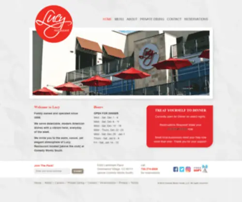 Lucyrestaurant.com(Lucyrestaurant) Screenshot
