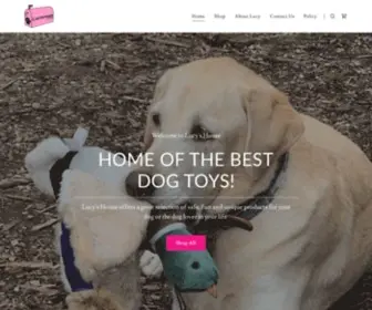 Lucyshouse.com(Lucy's House Pet Products) Screenshot