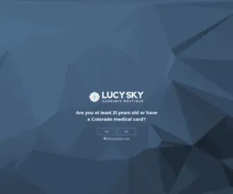 Lucyskycannabisboutique.com(Elevate your experience) Screenshot