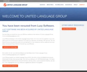 Lucysoftware.com(SAP Translation) Screenshot