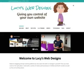 Lucyswebdesigns.co.uk(Lucy's Web Design Enfield) Screenshot