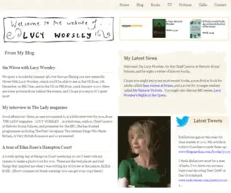 Lucyworsley.com(Lucy Worsley) Screenshot