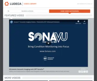 Ludecavideos.com(Ultrasonic Acoustic Imaging with SDT SonaVu) Screenshot