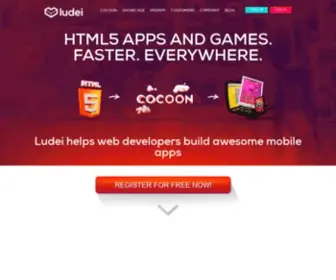 Ludei.com(We love HTML5) Screenshot