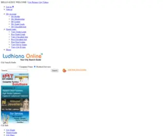 Ludhianaonline.com(Ludhaina's No.1 Business Directory and search engine) Screenshot