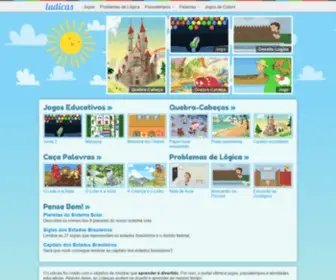 Ludicas.com.br(Jogos e Atividades Educativas) Screenshot