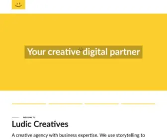 Ludiccreatives.com(A creative agency with business expertise) Screenshot