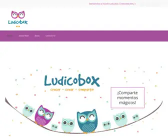 Ludicobox.com(Crecer Crear Compartir) Screenshot