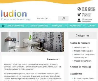 Ludion-Massage.com(Ludion : Table de massage) Screenshot
