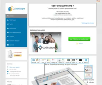 Ludiscape.com(Ludiscape logiciel de e) Screenshot