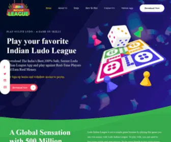 Ludoindianleague.com(Ludo-indian) Screenshot