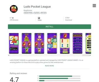 Ludoleague.net(Ludo Pocket League) Screenshot