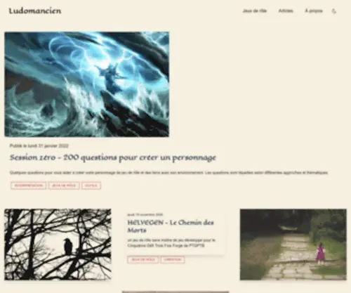 Ludomancien.com(Ludomancien) Screenshot