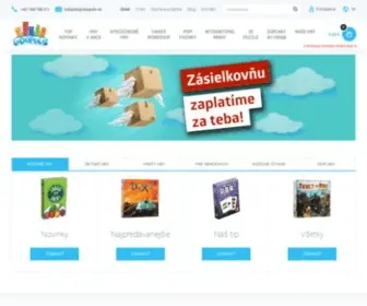 Ludopolis.sk(Mesto najlepších spoločenských hier) Screenshot