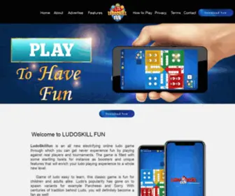 Ludoskillfun.com(Game of ludo) Screenshot