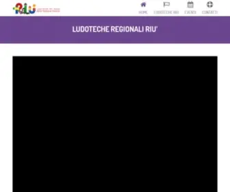 Ludotecariu.it(Ludoteche Regionali Marche) Screenshot