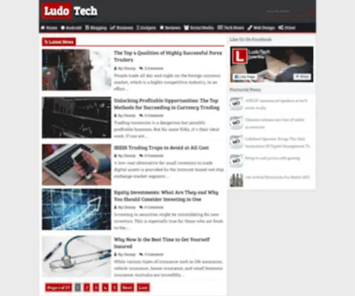 Ludotech.net(Business and Technology Blog) Screenshot