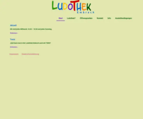 Ludothek.ch(Ludothek Embrach) Screenshot