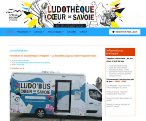 Ludothequecoeurdesavoie.fr(Accueil) Screenshot
