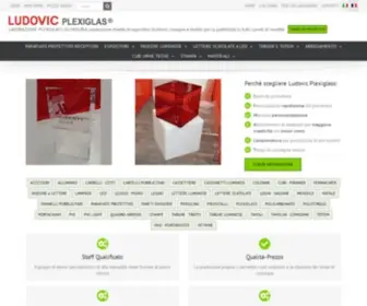 Ludovic.it(Lavorazione plexiglass su misura) Screenshot