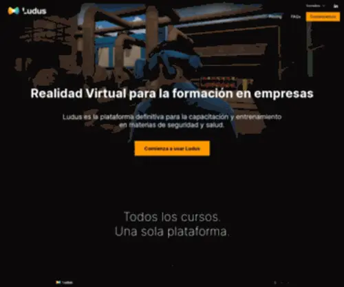 Ludus-VR.com(Ludus VR) Screenshot