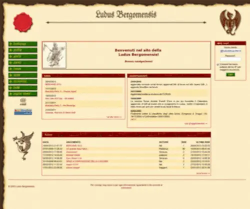 Ludusbergomensis.org(Ludus Bergomensis) Screenshot