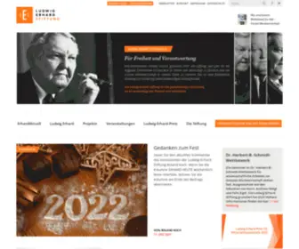 Ludwig-Erhard.de(Ludwig Erhard Stiftung) Screenshot