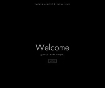 Ludwigcap.com(Ludwig Capital & Consulting) Screenshot