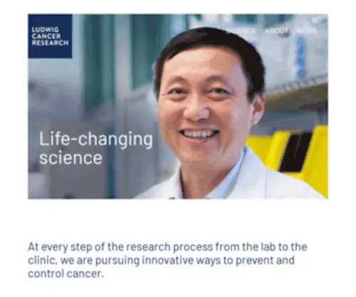 Ludwig.edu.au(Ludwig Cancer Research) Screenshot