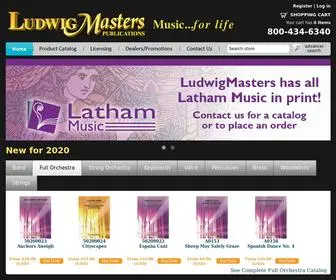 Ludwigmasters.com(LudwigMasters. Home) Screenshot