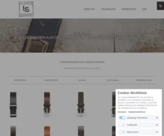 Ludwigschroeder.de(Manufaktur für hochwertige Ledergürtel) Screenshot