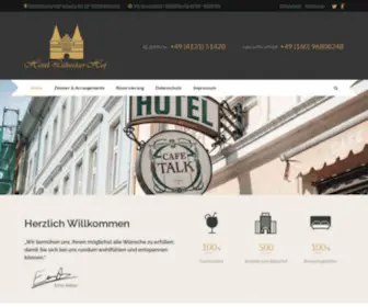 Luebecker-Hof.de(Hotel Lübecker Hof Lüneburg) Screenshot