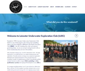 Luec.org(Leicester Underwater Exploration Club (LUEC)) Screenshot