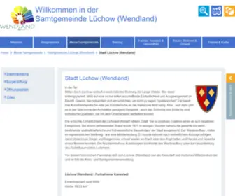 Luechow.de(SG Lüchow) Screenshot