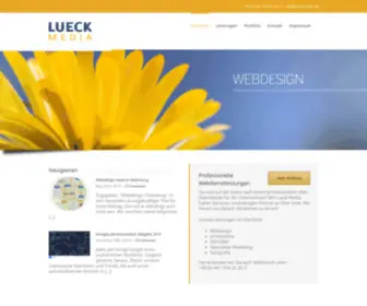 Lueckmedia.de(Lueck Media Oldenburg) Screenshot