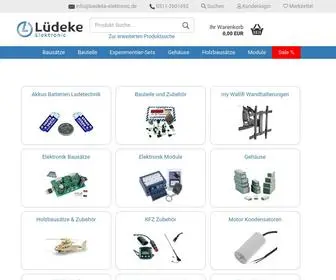 Luedeke-Elektronic.de(Lüdeke Elektronic) Screenshot