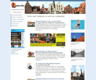 Luene-Info.de(Tipps und Termine in und um Lüneburg sowie) Screenshot