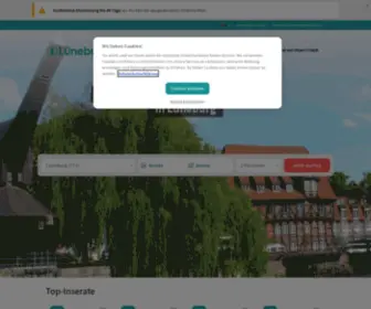 Lueneburg-Travel.de(728 Ferienwohnungen & Ferienhäuser in Lüneburg) Screenshot